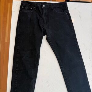 Levi’s 512 Slim Taper Jeans Black Dark Wash Men’s W33 L30
